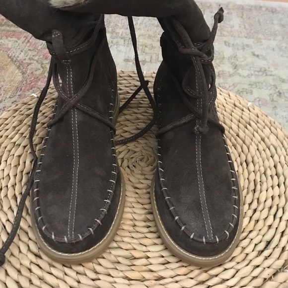 NWOT-Jack Rogers Little Nell Moccasin Boots - Picture 6 of 8